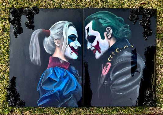 "Joker & Quinn" Original Painting