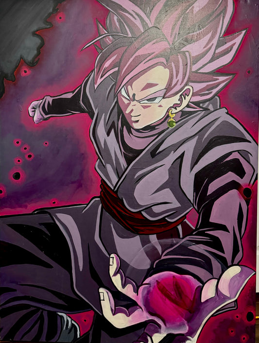 "Goku Rose" Original Painting